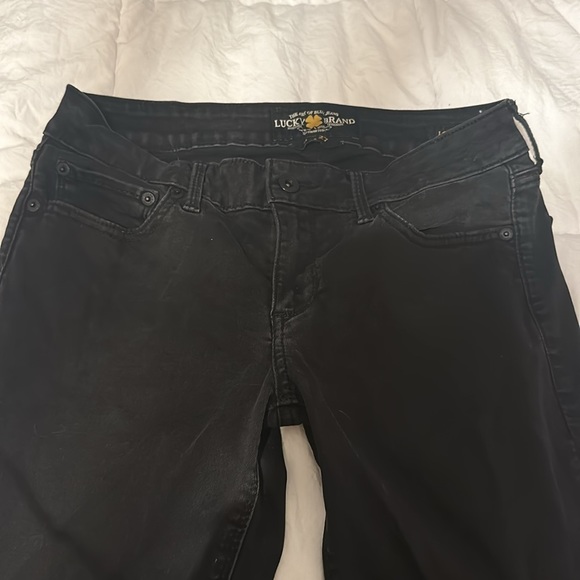 Vintage Lucky brand black skinny jeans size 4/27 in great condition! - Picture 2 of 5